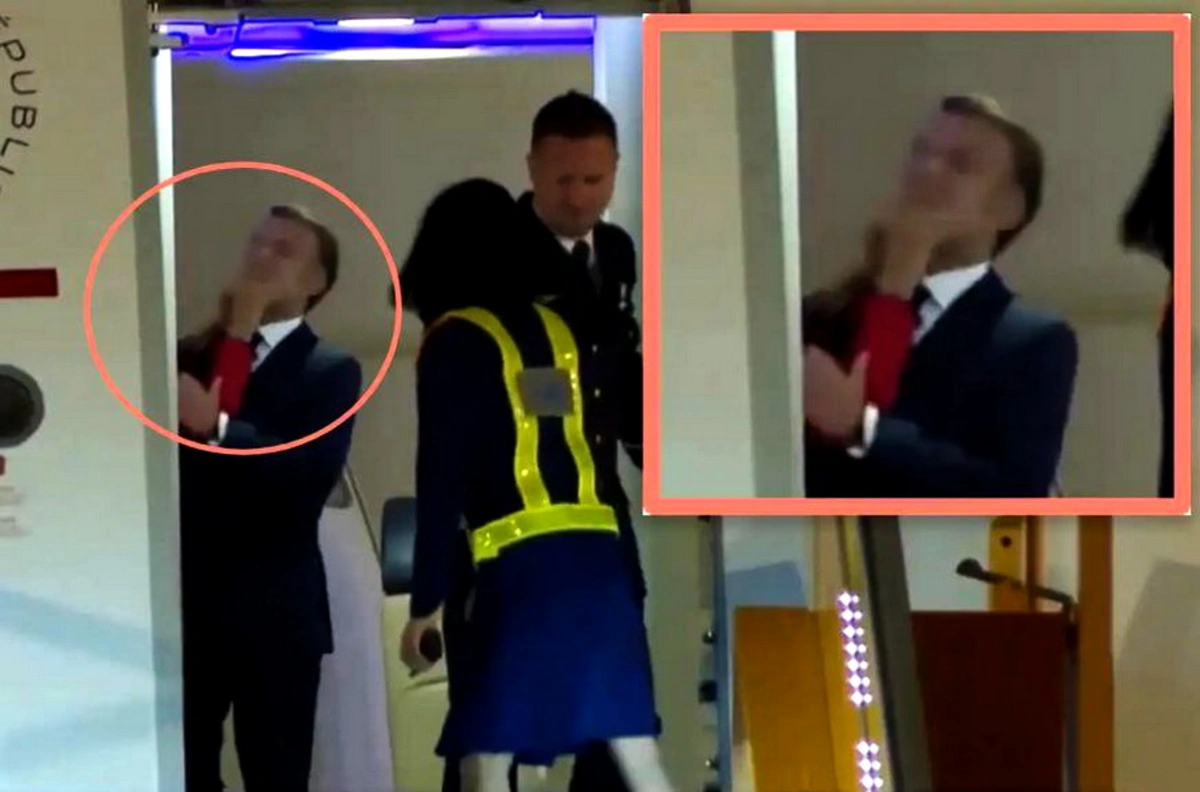 Fransa prezidenti Makrona vurulan şillə isti mövzuya çevrildi: “Bu, rahatlıq üçün bir zarafat idi”.